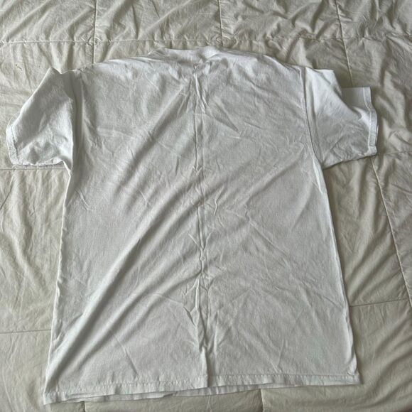 Vintage "Escape" Dessert White T Shirt Fruit of the Loom Heavy Duty Cotton - Picture 6 of 11